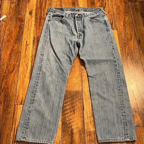 Levi’s 501 waist 33 blue denim jeans - Picture 8 of 14